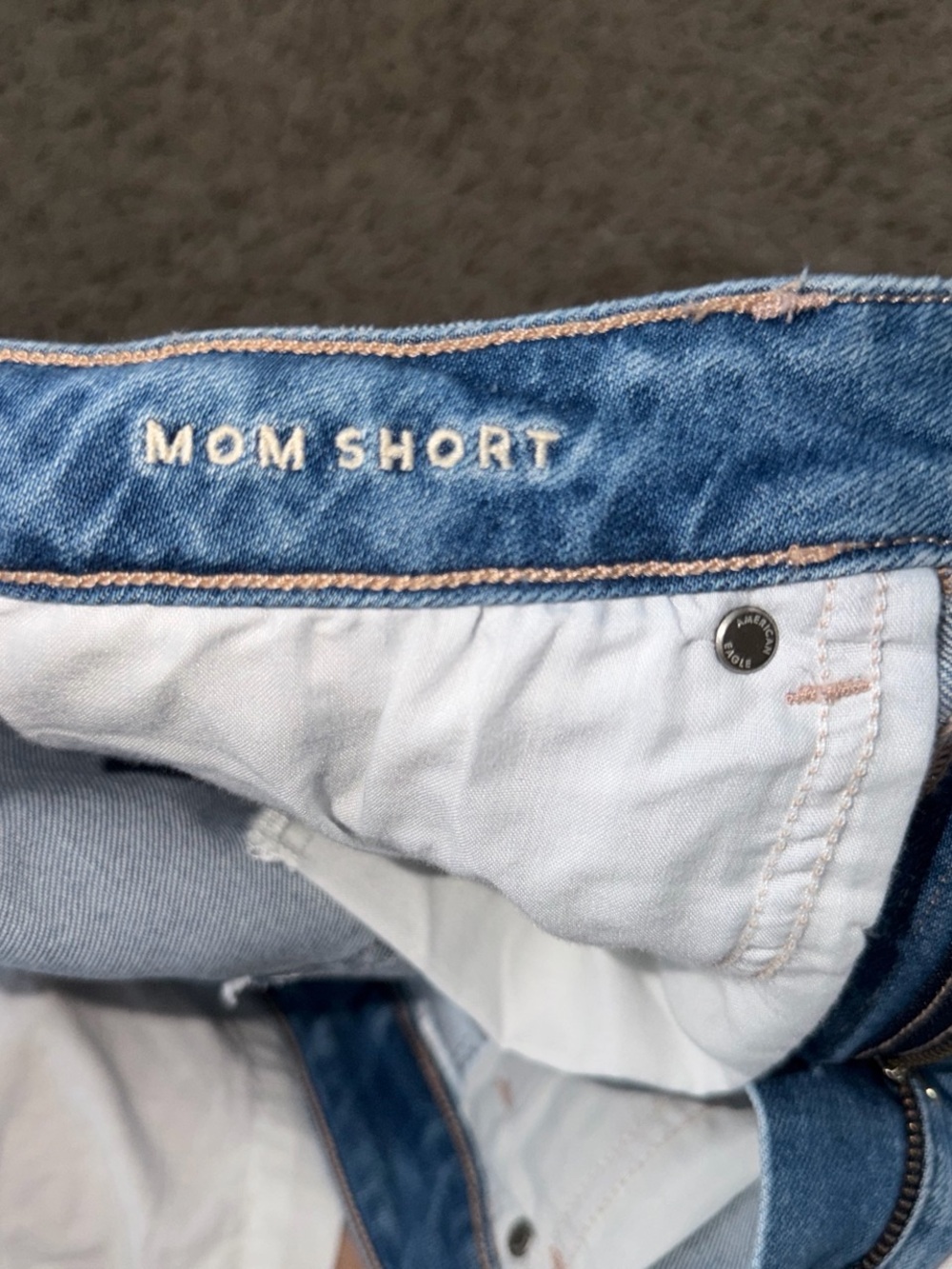 American eagle  Blue Denim Women’s Shorts - Picture 2 of 5